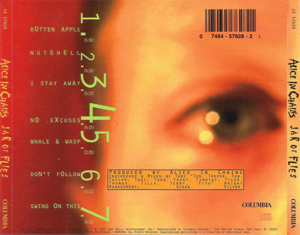 Alice In Chains - Jar Of Flies (CD, EP, Pit) (Very Good Plus (VG+)) - Image 2