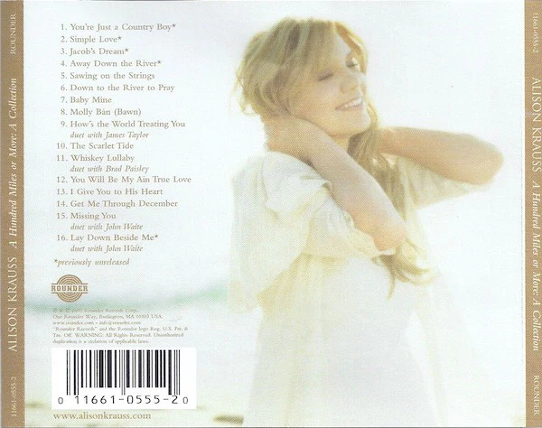Alison Krauss - A Hundred Miles Or More: A Collection (CD, Comp, RE) (Near Mint (NM or M-)) - Image 3