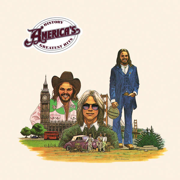 America - History - America's Greatest Hits (LP, Comp, Pit) (Very Good (VG))