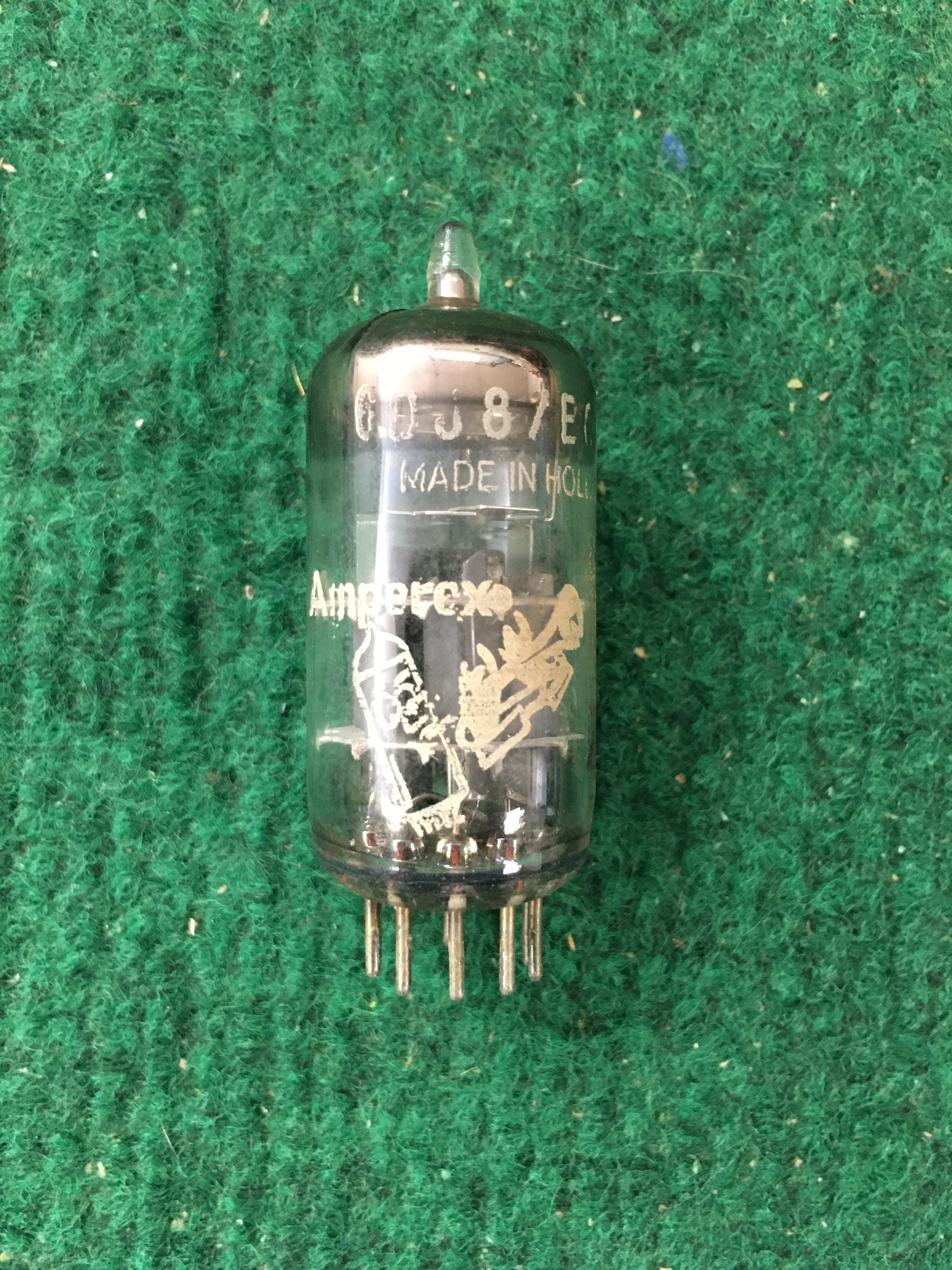 Amperex 6DJ8 Vacuum Tube * Tested 125/108 - Image 2