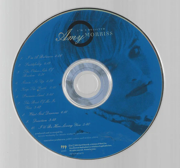 Amy Morriss - I'm A Believer (CD, Album) (Near Mint (NM or M-)) - Image 2