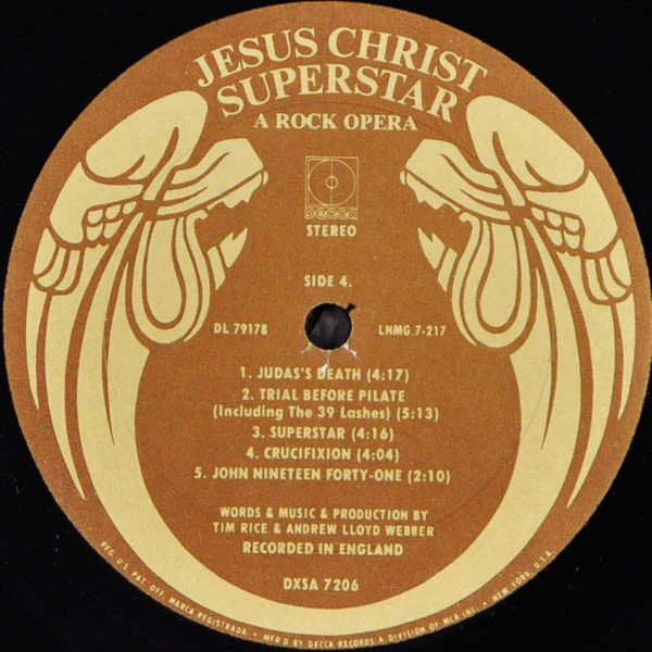 Andrew Lloyd Webber And Tim Rice - Jesus Christ Superstar - A Rock Opera (2xLP, Album) (Very Good (VG)) - Image 5