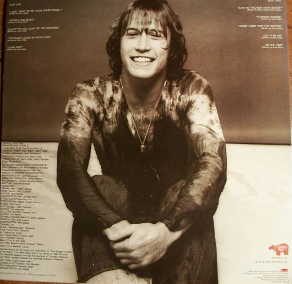 Andy Gibb - Flowing Rivers (LP, Album, Pit) (Near Mint (NM or M-)) - Image 2