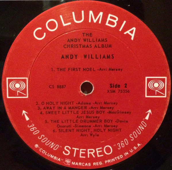 Andy Williams - The Andy Williams Christmas Album (LP, Album, RP) (Very Good Plus (VG+)) - Image 4
