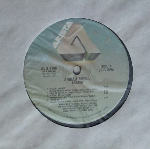 Angela Bofill - Teaser (LP, Album, Ind) (Very Good Plus (VG+)) - Image 3