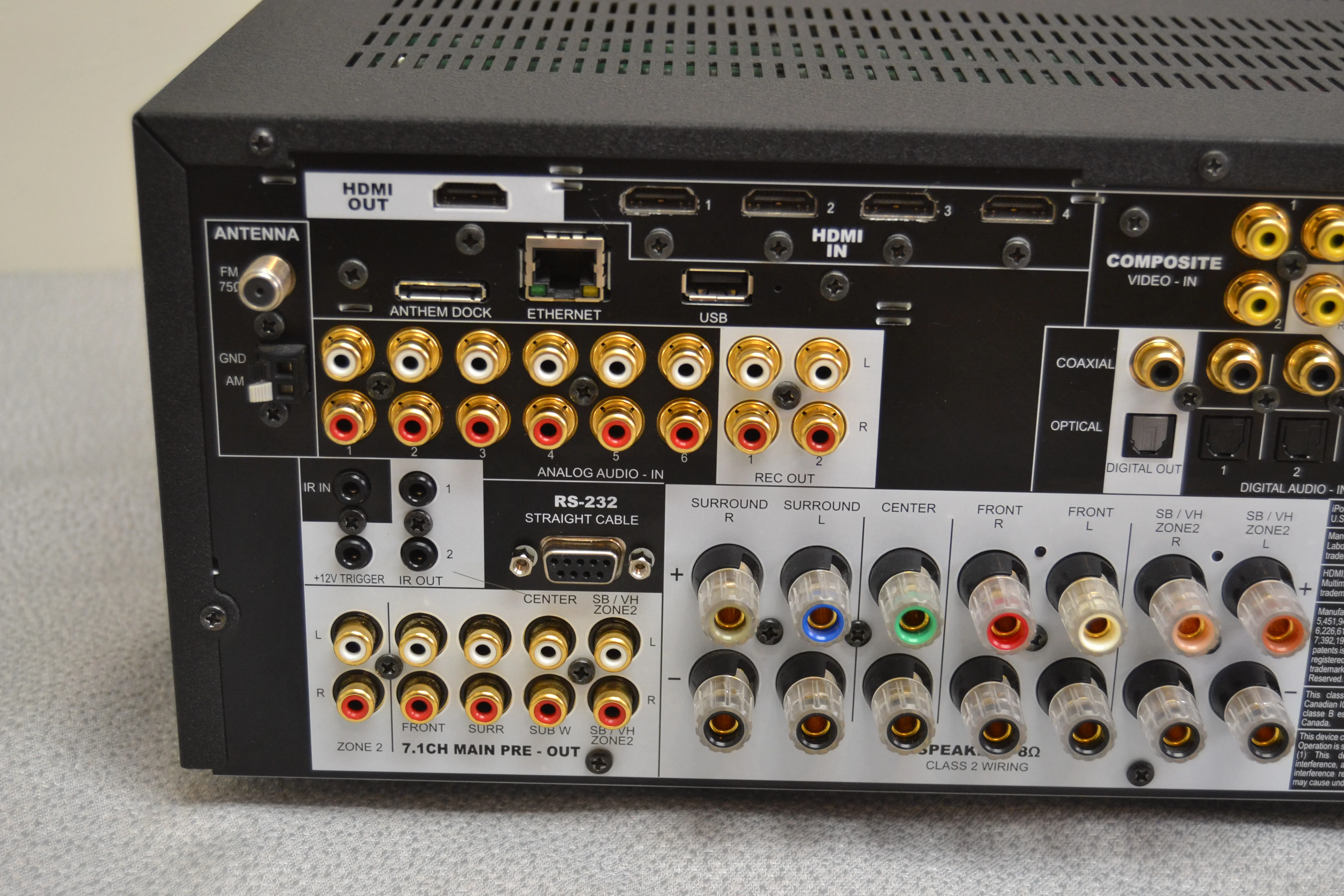 Anthem MAX500 Stereo Av Receiver * Remote * Manual - Image 17