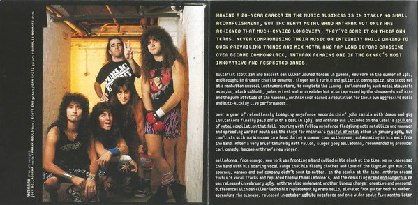Anthrax - Madhouse: The Very Best Of Anthrax (CD, Comp, RE) (Near Mint (NM or M-)) - Image 4