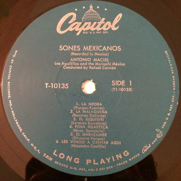 Antonio Maciel - Sones Mexicanos (LP, Mono) (Very Good Plus (VG+)) - Image 3