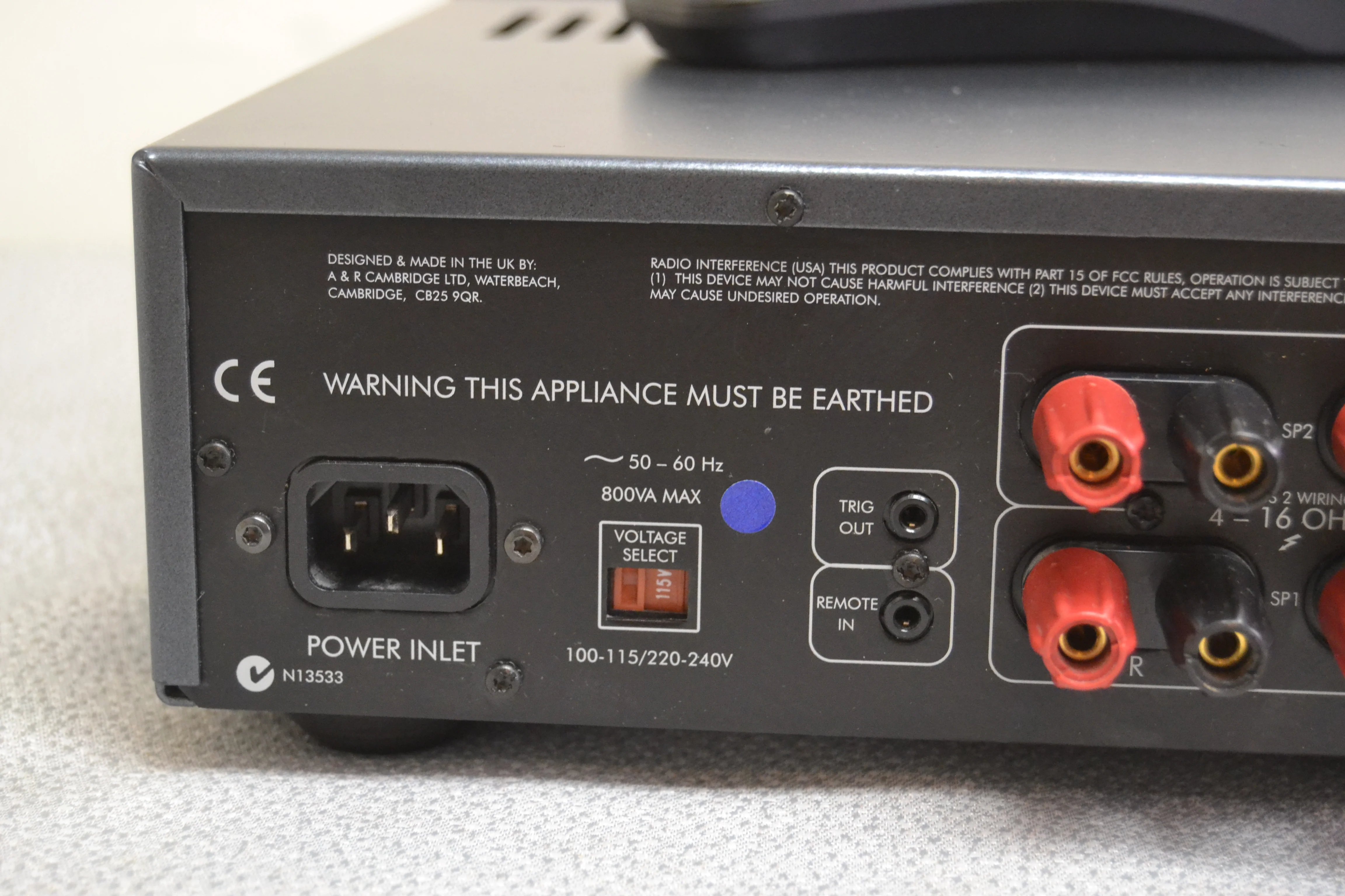 Arcam FMJA38 Stereo Integrated Amplifier * Remote * 105W RMS * No Phono - Image 11