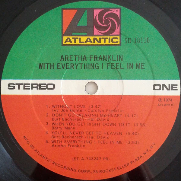 Aretha Franklin - With Everything I Feel In Me (LP, Album, PR ) (Very Good Plus (VG+)) - Image 2