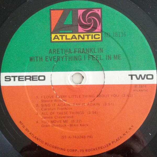 Aretha Franklin - With Everything I Feel In Me (LP, Album, PR ) (Very Good Plus (VG+)) - Image 3