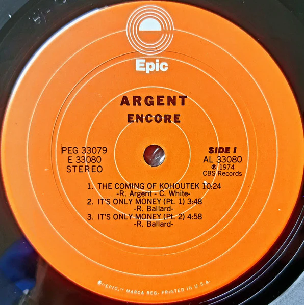 Argent - Encore (2xLP, Album, Pit) (Very Good Plus (VG+)) - Image 5