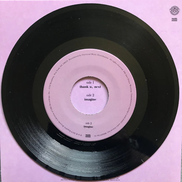 Ariana Grande - Thank U, Next (7", Single, Ltd) (Mint (M)) - Image 4