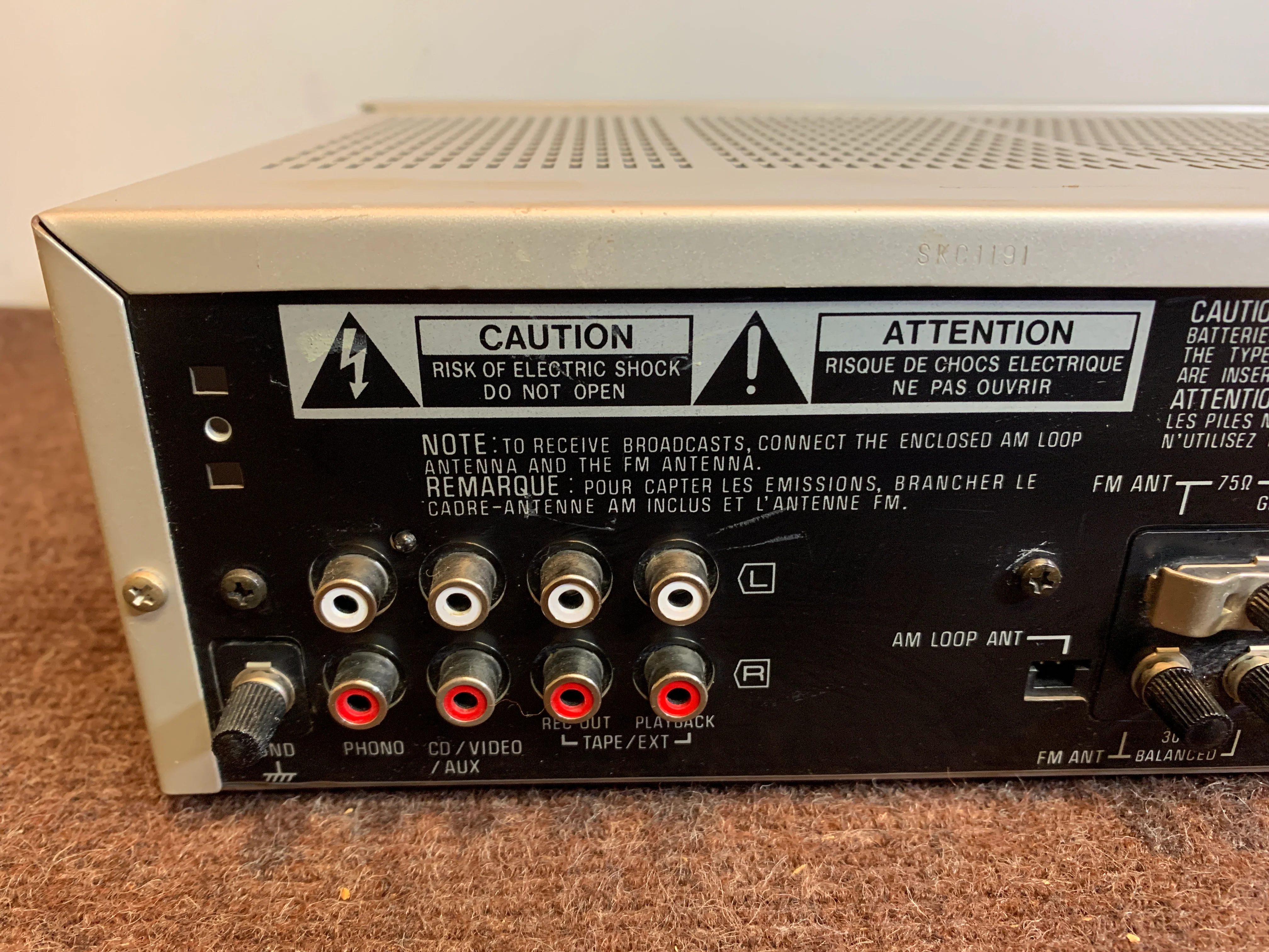 AS IS - Technics SA-150 Stereo Receiver * 27W RMS * 1984 - Image 11