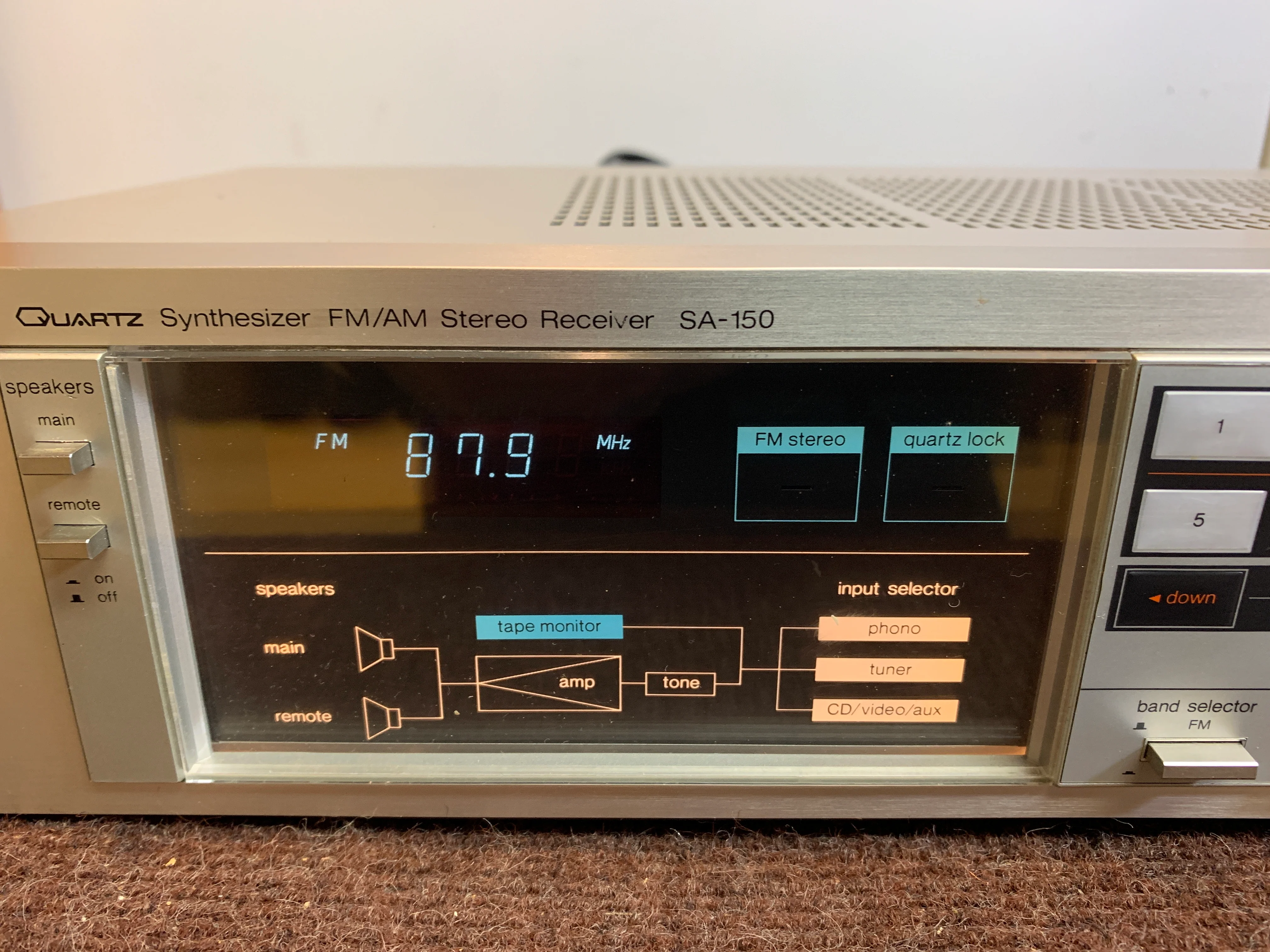 AS IS - Technics SA-150 Stereo Receiver * 27W RMS * 1984 - Image 3