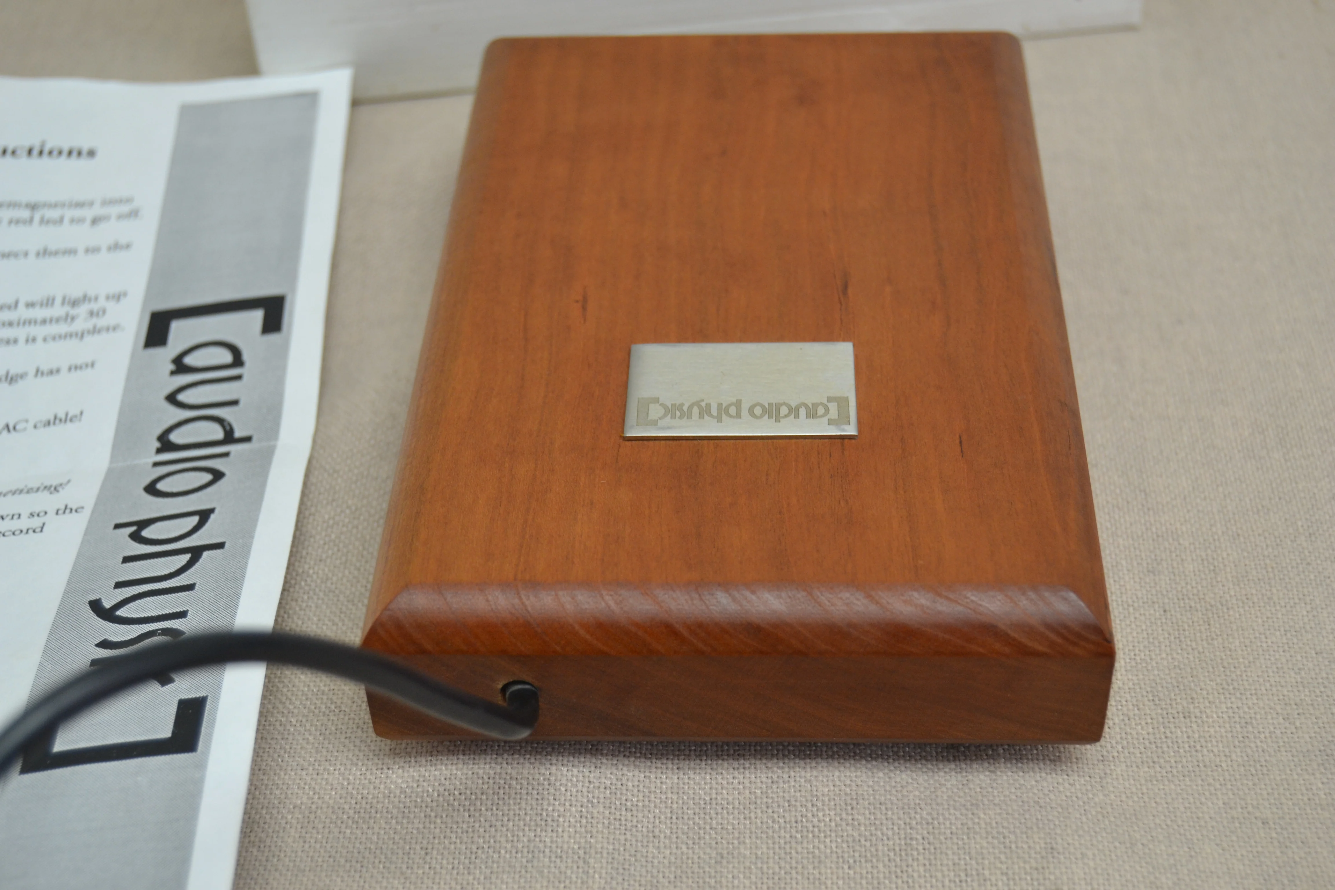 Audio Physic MM/MC Cartridge Demagnetizer * Manual * Box - Image 6