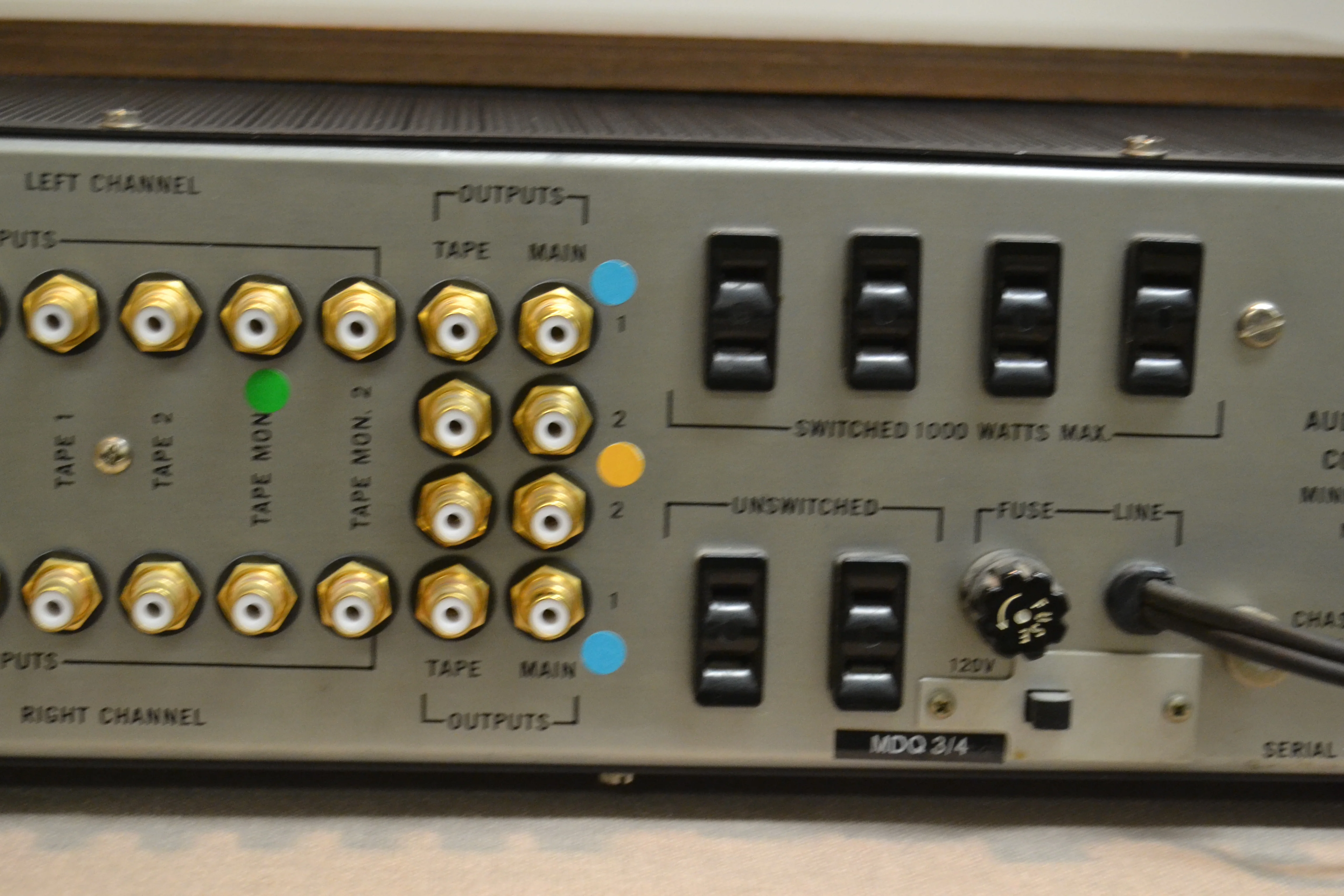 Audio Research SP3-A1 Tube Preamplifier * 2012 Factory Upgraded * Walnut Case * Box - Image 12