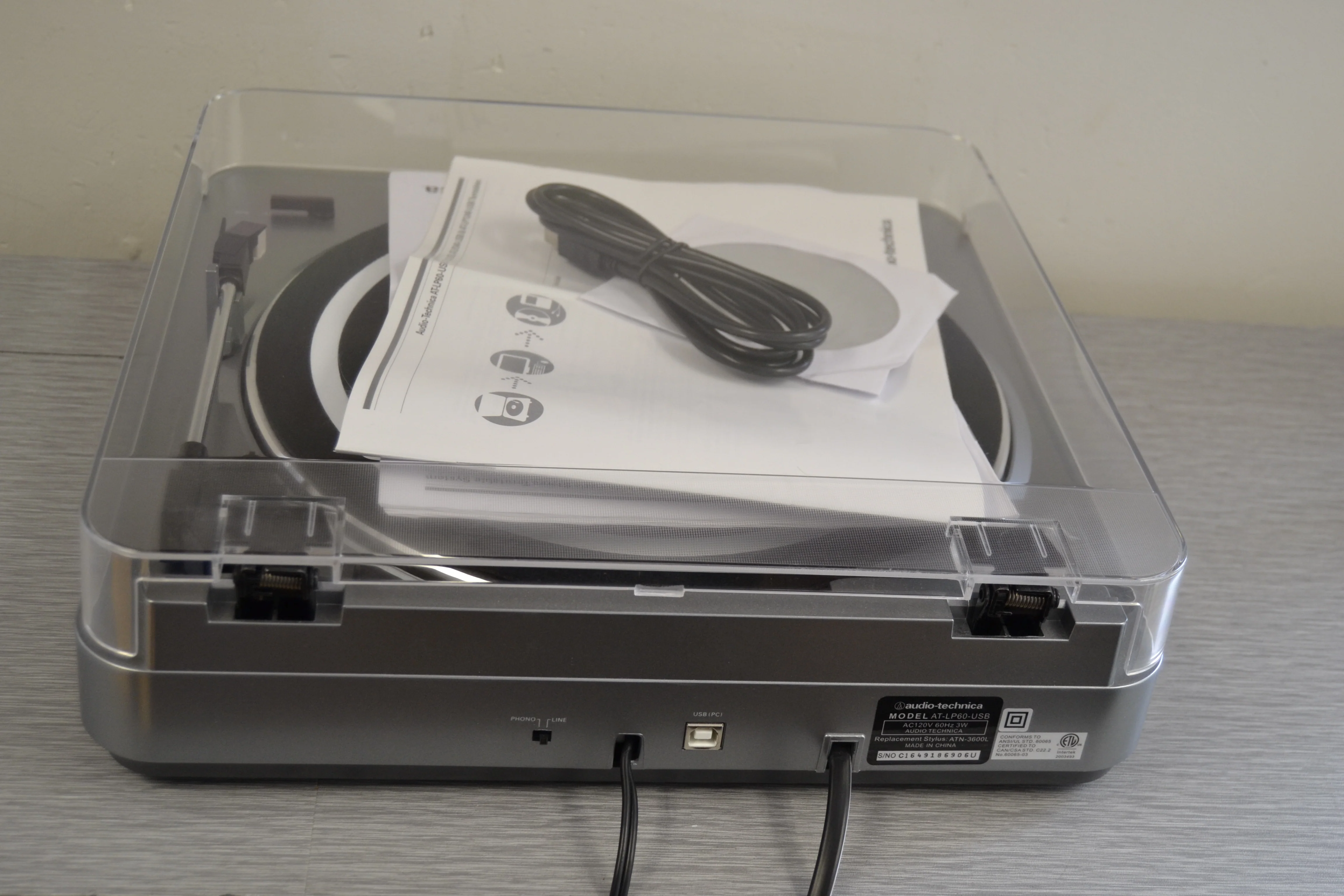 Audio Technica AT-LP60USB Turntable * Manual * Software * Cables - Image 11