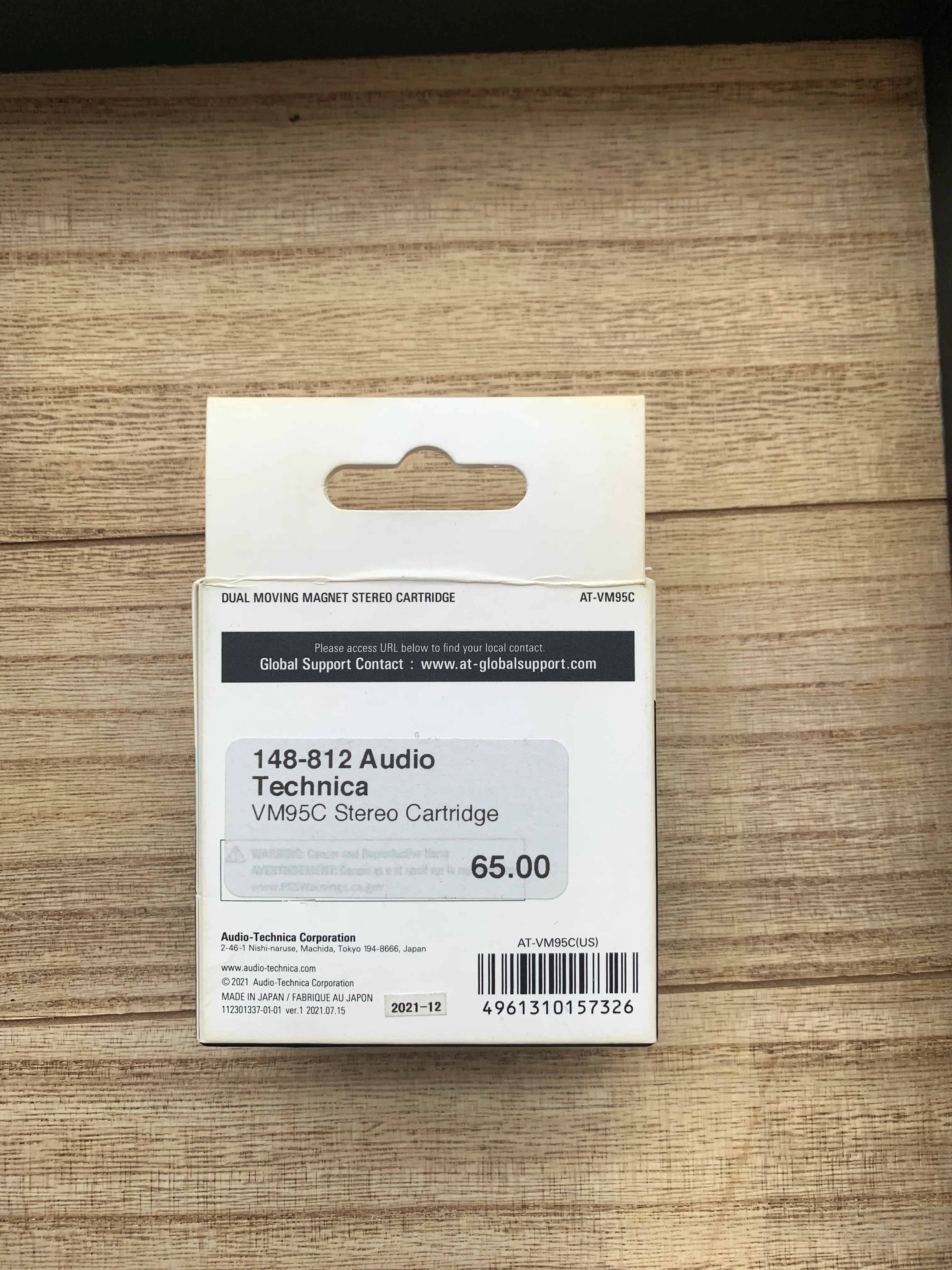 Audio Technica AT-VM95C Phono Cartridge * Original Box * OEM Stylus - Image 3