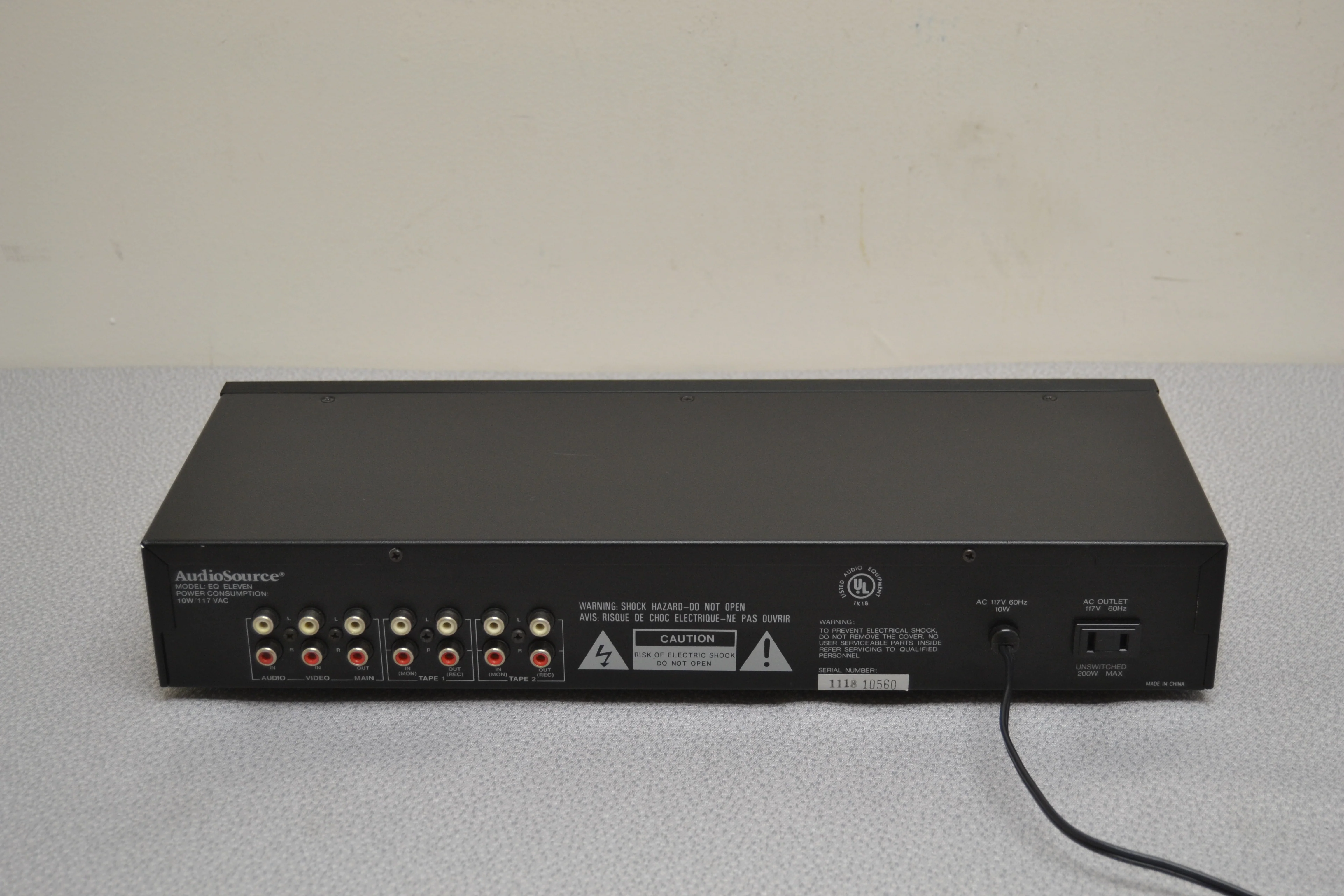 AudioSource EQ Eleven  Ten Band Stereo Graphic Equalizer - Image 9