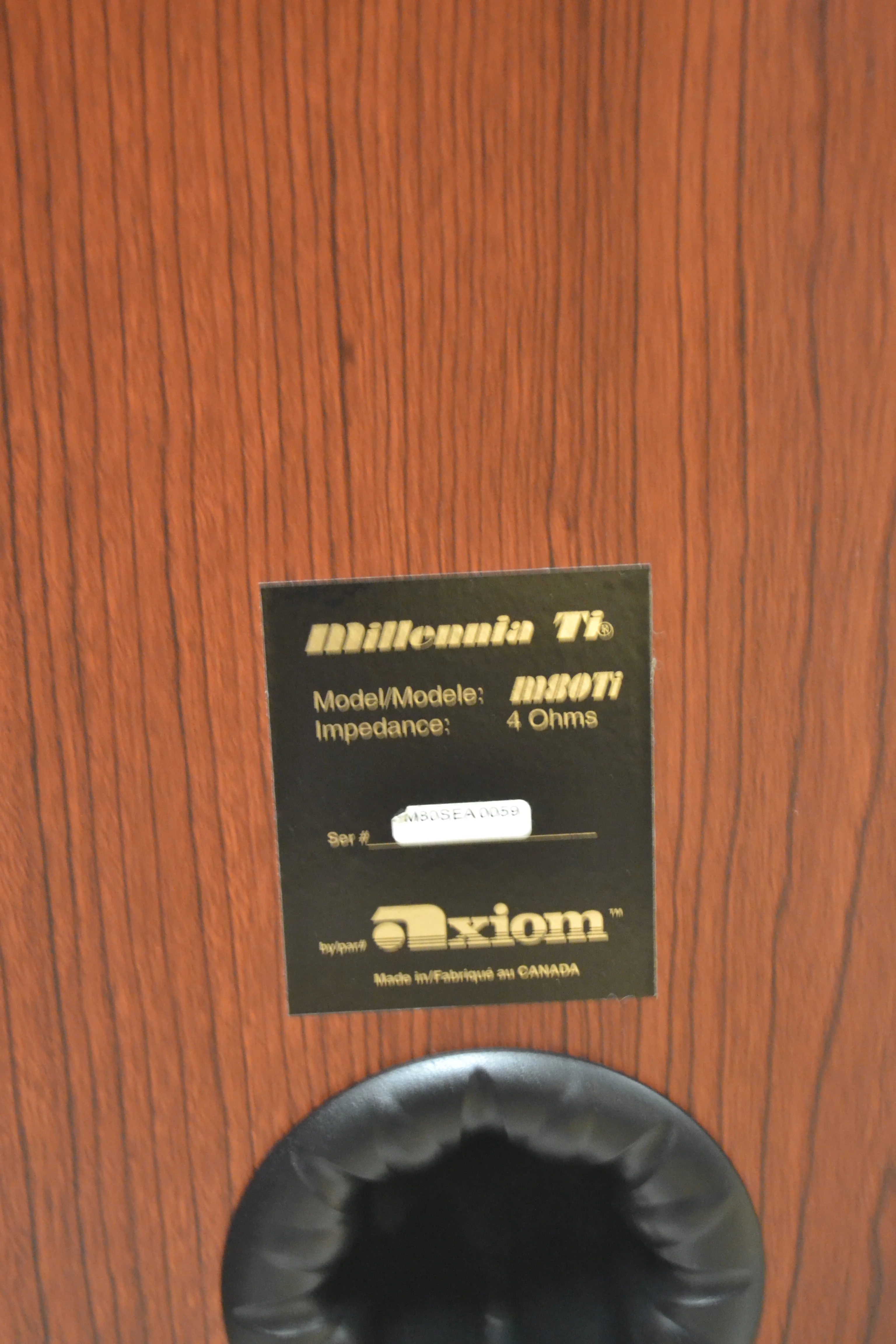 Axiom Millennia M80ti Floor Standing Speakers * Original Boxes - Image 9