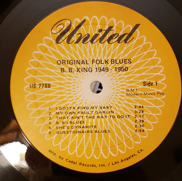 B.B. King - B. B. King, 1949 - 1950 (LP, Comp, RE) (Near Mint (NM or M-)) - Image 3
