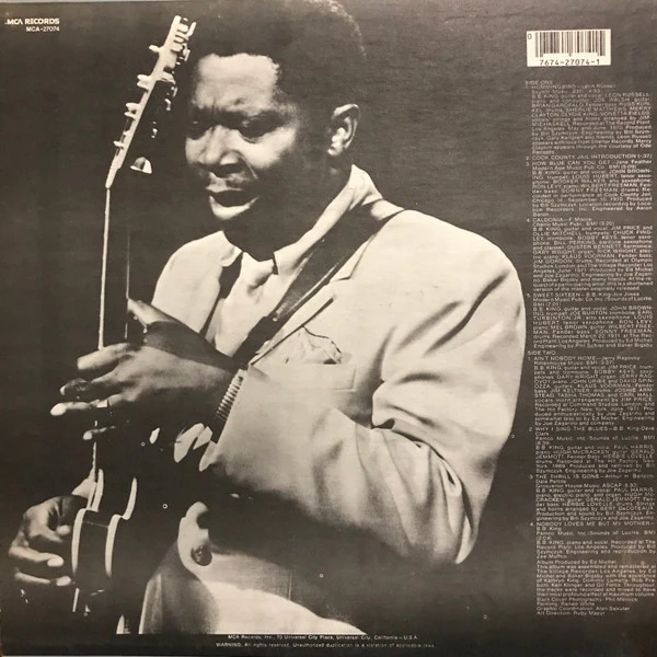 B.B. King - The Best Of B. B. King (LP, Comp, RE, Glo) (Very Good Plus (VG+)) - Image 2