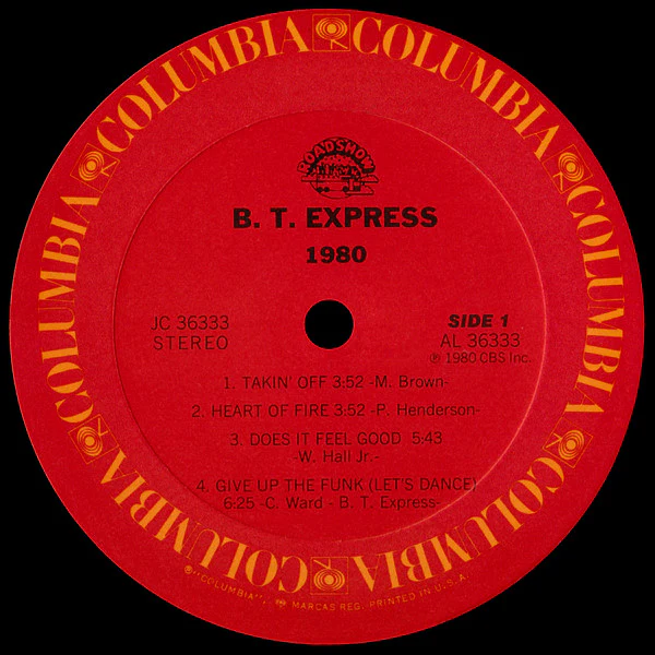 B.T. Express - 1980 (LP, Album, Ter) (Very Good (VG)) - Image 3