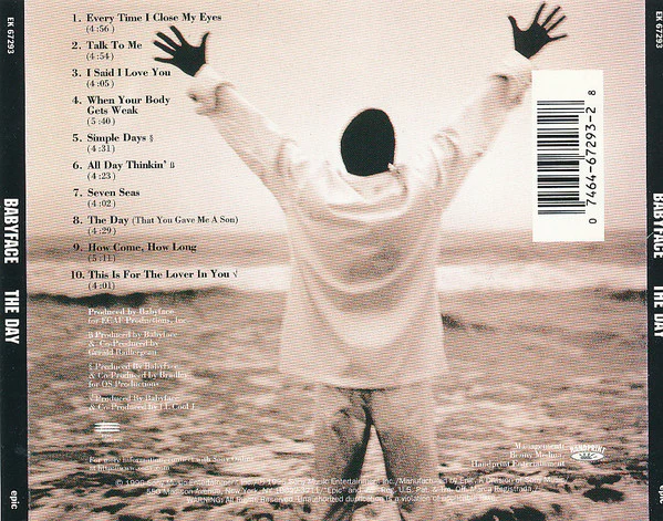 Babyface - The Day (CD, Album) (Very Good Plus (VG+)) - Image 2