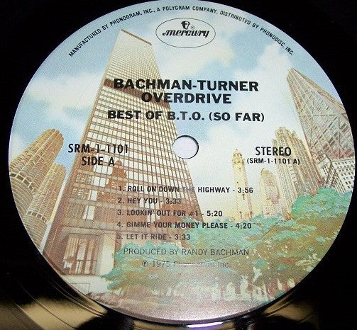 Bachman-Turner Overdrive - Best Of B.T.O. (So Far) (LP, Comp, Pit) (Very Good Plus (VG+)) - Image 3