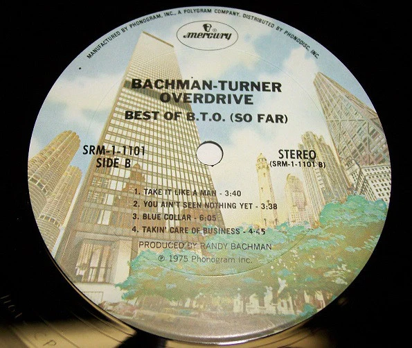 Bachman-Turner Overdrive - Best Of B.T.O. (So Far) (LP, Comp, Pit) (Very Good Plus (VG+)) - Image 4