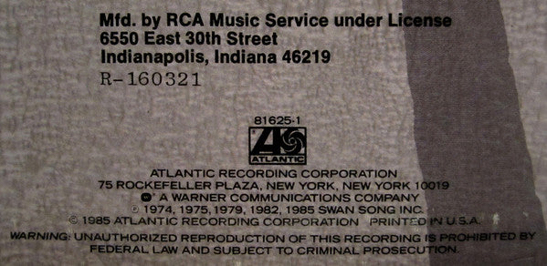 Bad Company - 10 From 6 (LP, Comp, Club, RCA) (Very Good Plus (VG+)) - Image 5