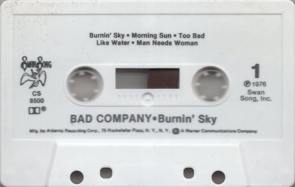 Bad Company - Burnin' Sky (Cass, Album, RE) (Very Good Plus (VG+)) - Image 3