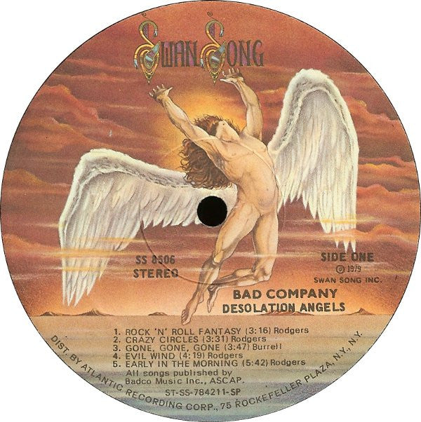 Bad Company - Desolation Angels (LP, Album, SP ) (Very Good Plus (VG+)) - Image 3