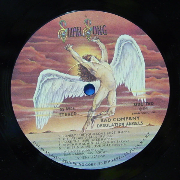 Bad Company - Desolation Angels (LP, Album, SP ) (Very Good Plus (VG+)) - Image 4