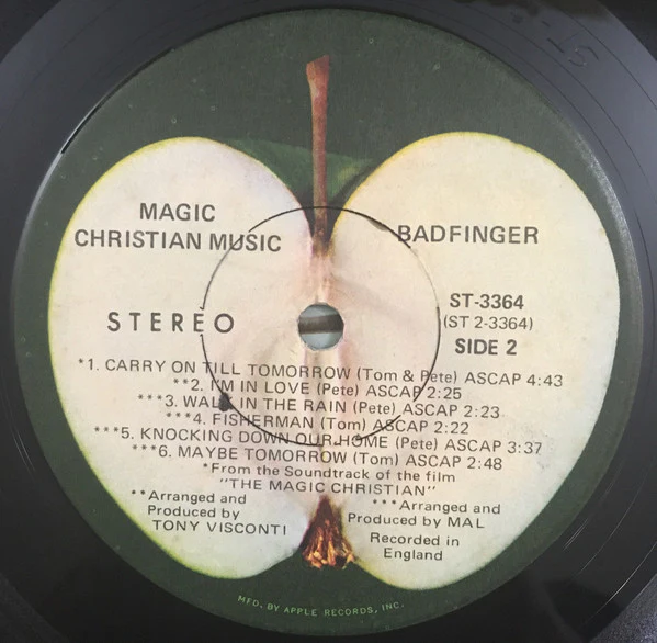 Badfinger - Magic Christian Music (LP, Album, Win) (Very Good Plus (VG+)) - Image 4