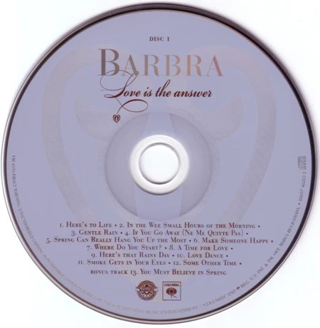 Barbra* - Love Is The Answer (2xCD, Album, Dlx) (Near Mint (NM or M-)) - Image 3