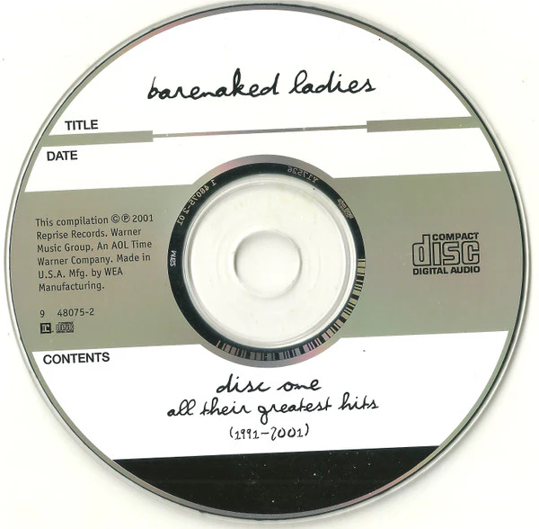 Barenaked Ladies - Disc One: All Their Greatest Hits (1991-2001) (CD, Comp) (Very Good Plus (VG+)) - Image 3