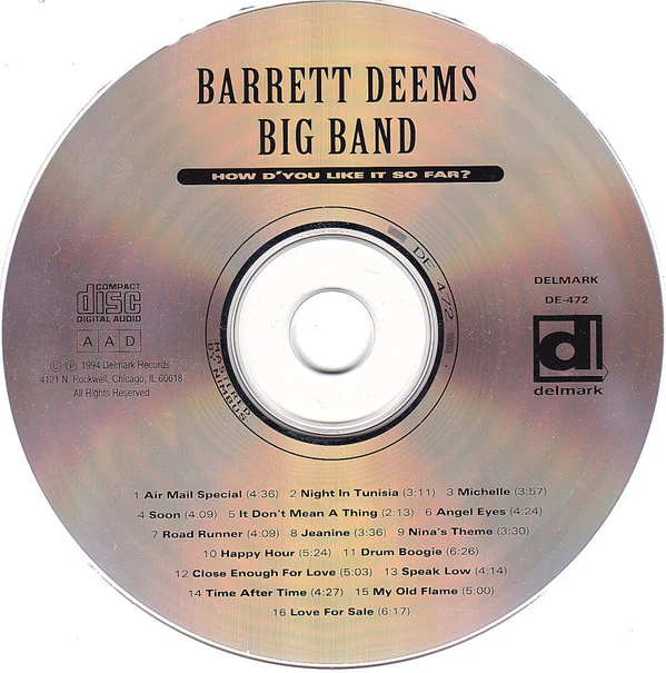 Barrett Deems Big Band - How D'You Like It So Far? (CD, Album) (Very Good Plus (VG+)) - Image 3