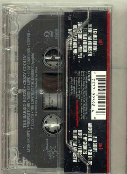 Barrio Boyzz - Crazy Coolin' (Cass, Album) (Very Good Plus (VG+)) - Image 2