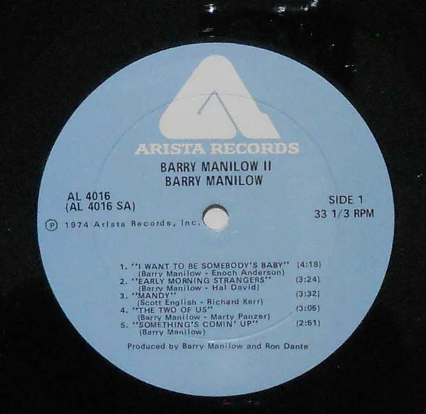 Barry Manilow - Barry Manilow II (LP, Album, Pla) (Near Mint (NM or M-)) - Image 3