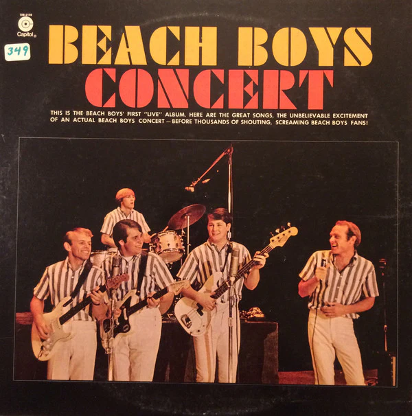 The Beach Boys - Concert (LP, Album, RE, Win) (Very Good Plus (VG+))