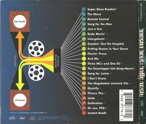 Beastie Boys - Hello Nasty (CD, Album, Enh, Dig) (Very Good Plus (VG+)) - Image 2