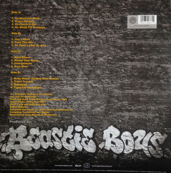 Beastie Boys - Solid Gold Hits (2xLP, Comp, 180) (Very Good Plus (VG+)) - Image 2