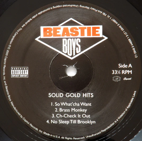 Beastie Boys - Solid Gold Hits (2xLP, Comp, 180) (Very Good Plus (VG+)) - Image 4
