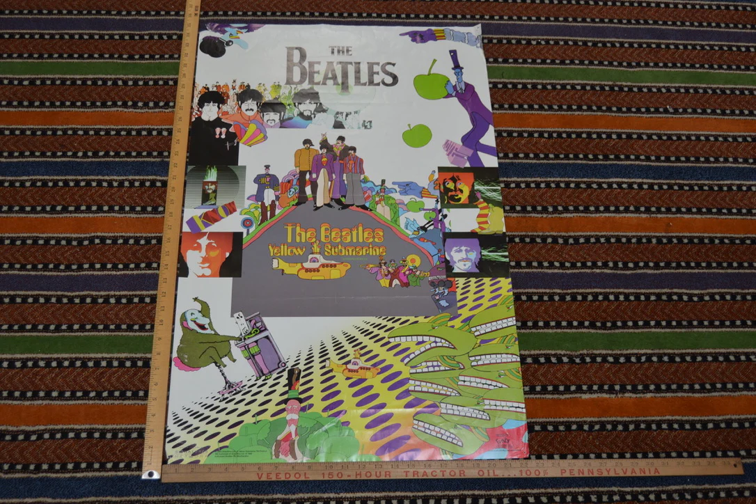 Beatles Yellow Submarine 2002 Poster 22x35 inch