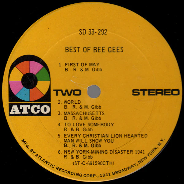 Bee Gees - Best Of Bee Gees (LP, Comp, CTH) (Near Mint (NM or M-)) - Image 4