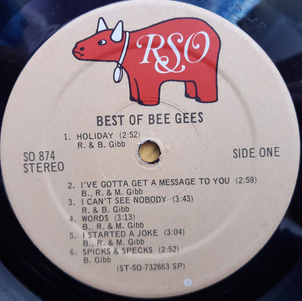 Bee Gees - Best Of Bee Gees (LP, Comp, RE, SP ) (Very Good Plus (VG+)) - Image 3