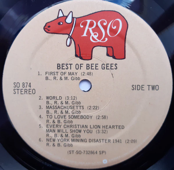 Bee Gees - Best Of Bee Gees (LP, Comp, RE, SP ) (Very Good Plus (VG+)) - Image 4
