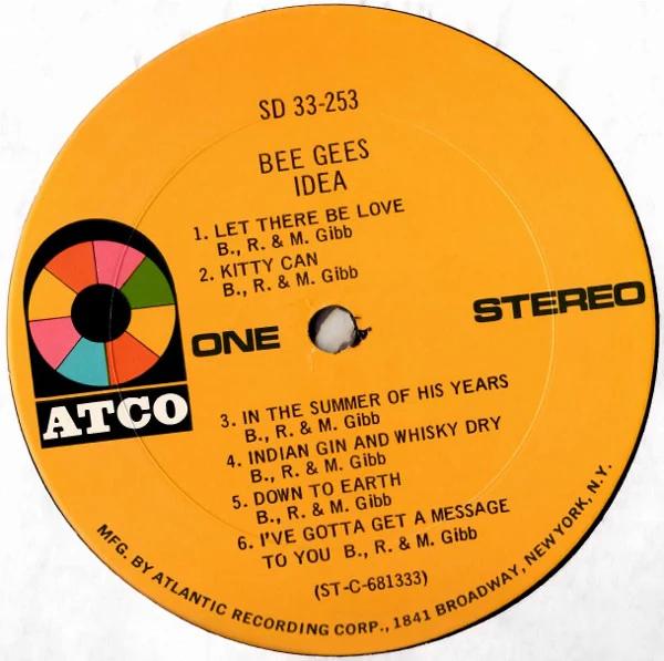 Bee Gees - Idea (LP, Album, RP, Pit) (Very Good Plus (VG+)) - Image 3